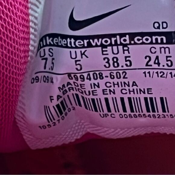 Nike air max Thea print lace up sneakers women’s size 7.5 - Picture 5 of 6